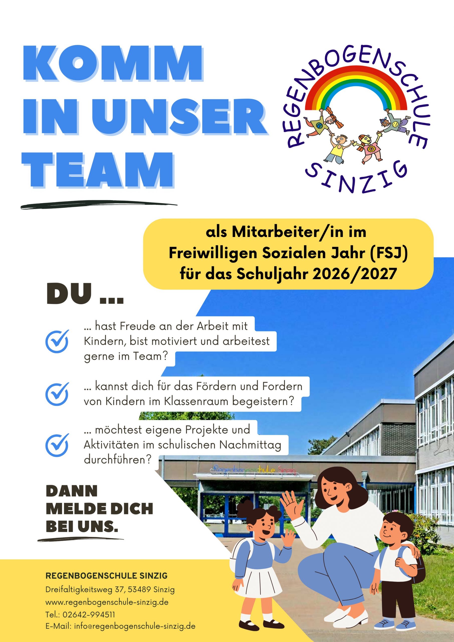 Lehrer Schule Erziehung Unterricht Beruf Stellenausschreibung Poster A3 Foto Grün - 1